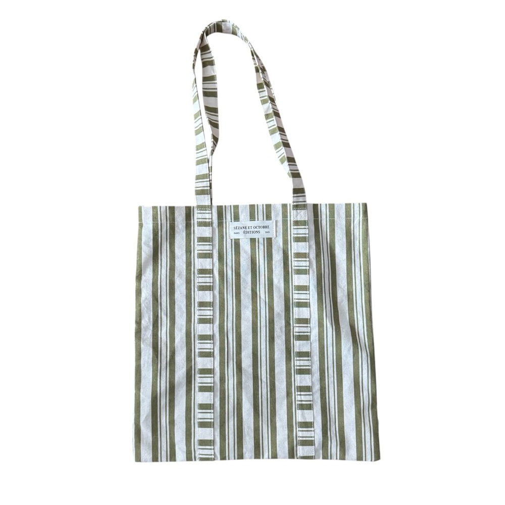 Sezane x Octobre canvas tote NWOT
